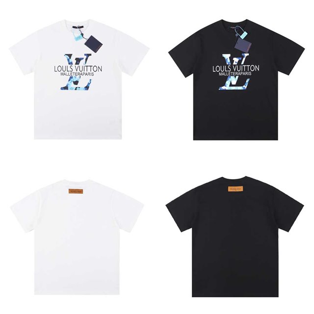 루이비통 블루 컬렉션 LV 반팔티