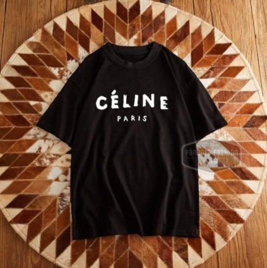 셀린느 핸드 파리스 레터링 반팔티