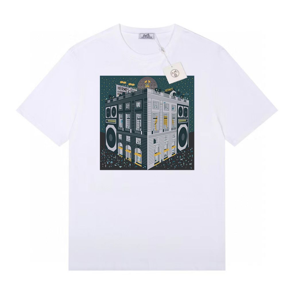 에르메스 사각 스피커 펜트하우스 테리 반팔티