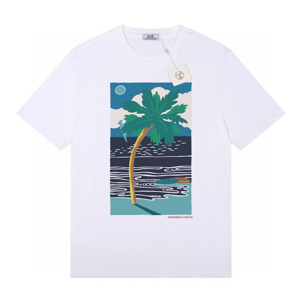 에르메스 야자수 반팔티