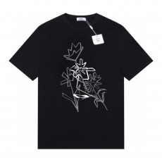 에르메스 장미꽃 한송이 반팔티