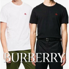 버버리 자수 로고 반팔티