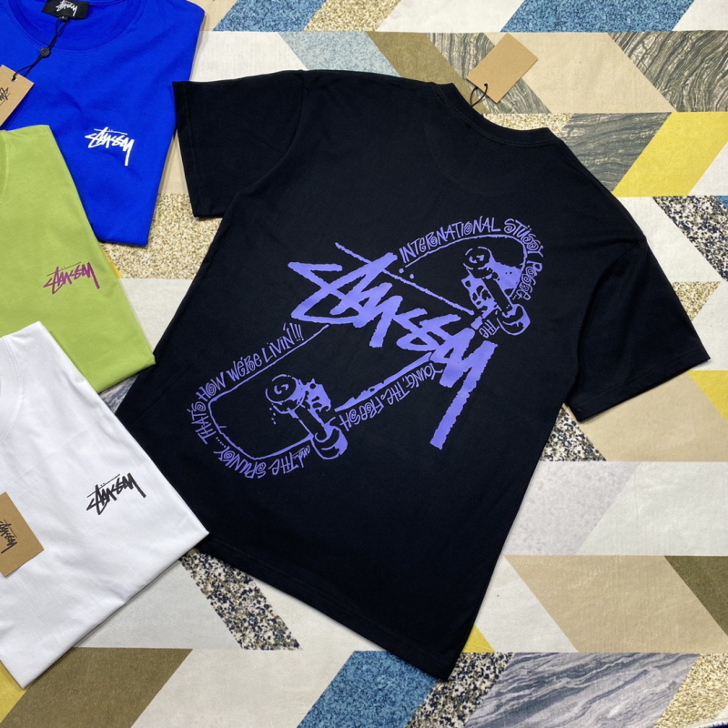 스투시 스케이트 파시 피그먼트 반팔티