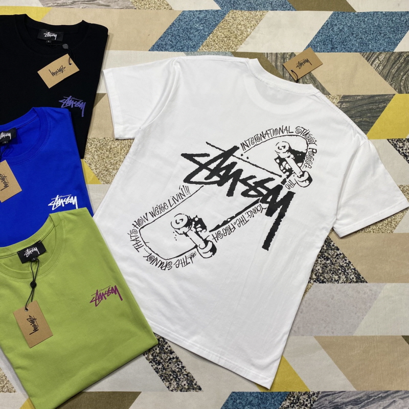 스투시 스케이트 파시 피그먼트 반팔티