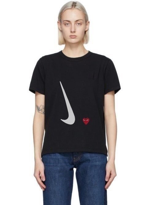 나이키 X 꼼데가르송 콜라보 반팔티