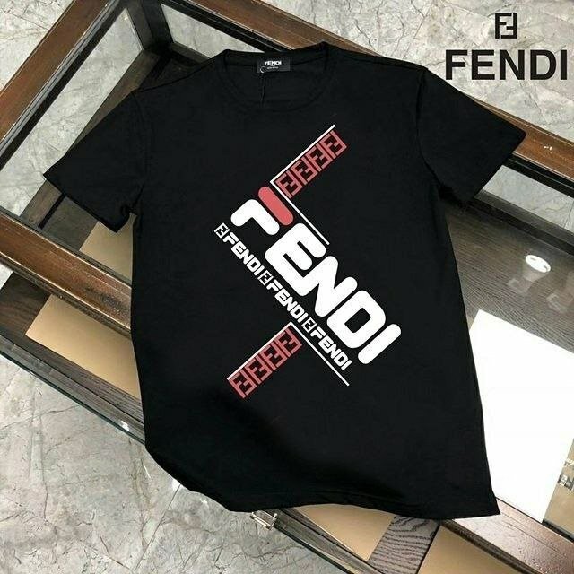 펜디 트로이 배색 138 반팔티