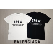 발렌시아가 앞나염 크루 반팔티