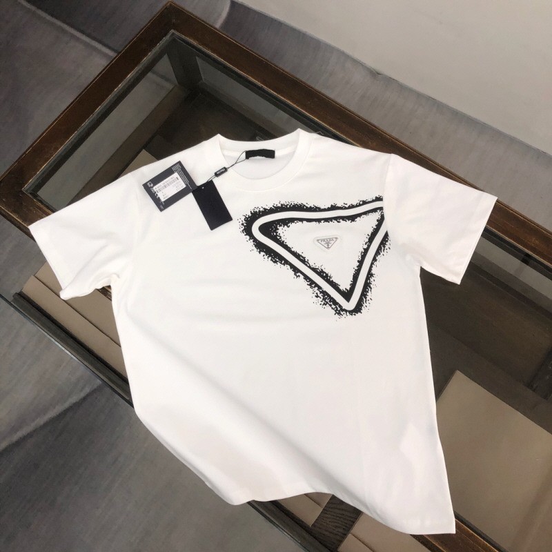 프라다 반 플레이트 나염 클래식 반팔티