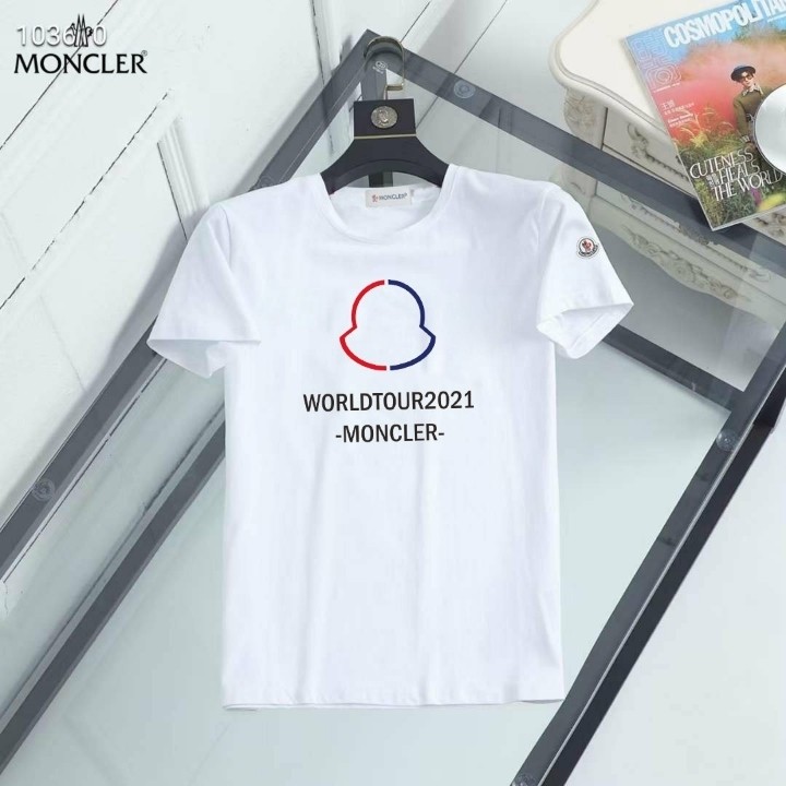 몽클레어 월드투러 로고 반팔티