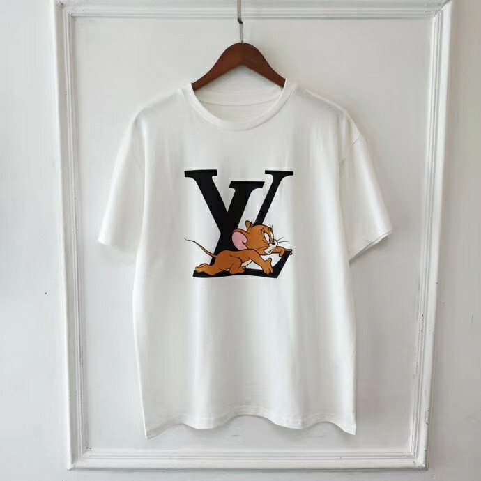루이비통 제리 캐릭터 나염 반팔티