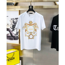 베르사체 엔젤 서클 문양 프린트 반팔티