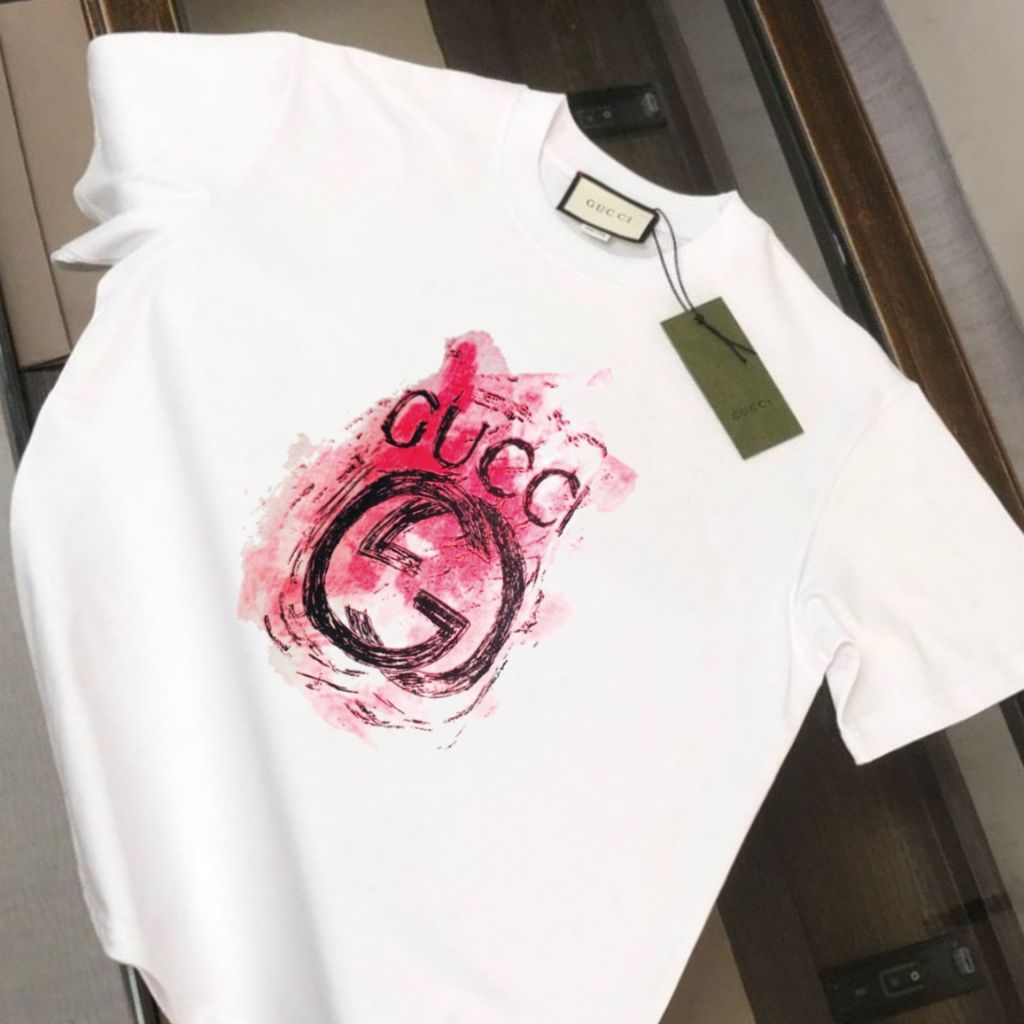 구찌 아트 페인팅 반팔티