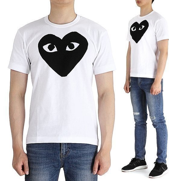 꼼데가르송 투웨이브 반팔티