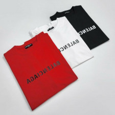 발렌시아가 미러 로고 반팔티