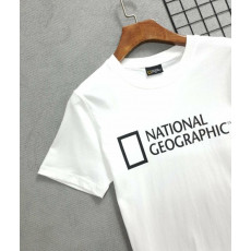 내셔널지오그래픽 아이젯 빅로고 면 반팔티