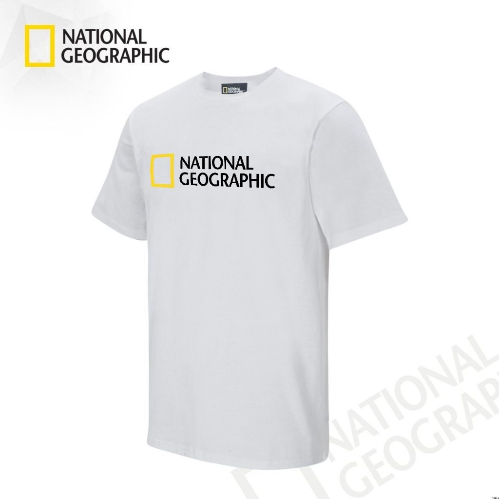 내셔널지오그래픽 등 3D 나염 레터링 반팔티