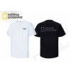 내셔널지오그래픽 등 블랙 나염 소시 반팔티