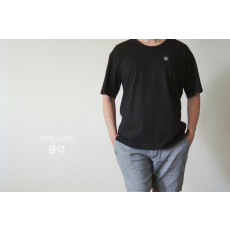 스톤아일랜드 박스 U넥 반팔티