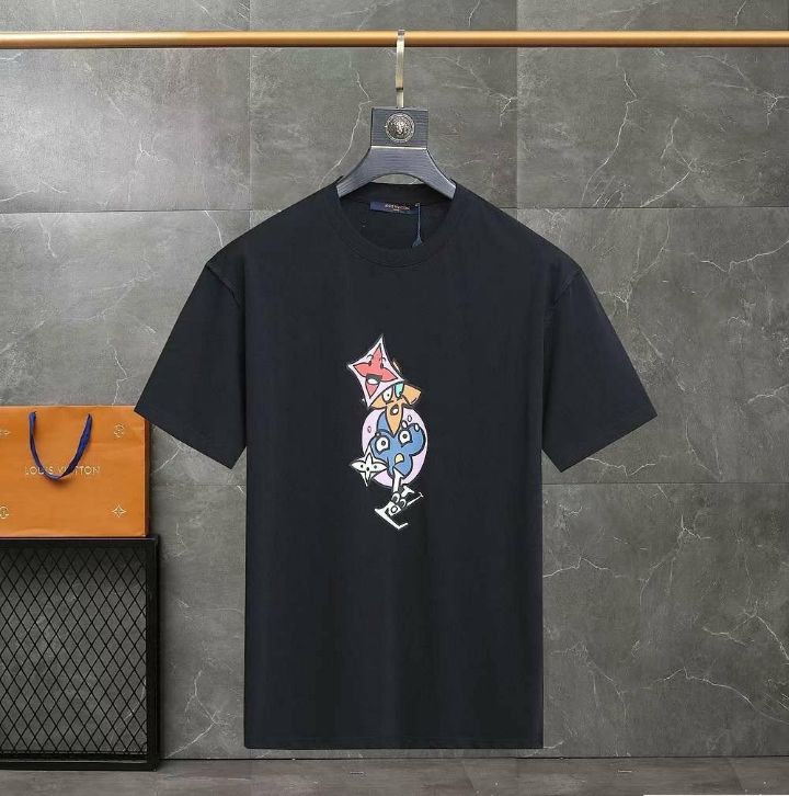 루이비통 모노 캐릭터 나염 반팔티