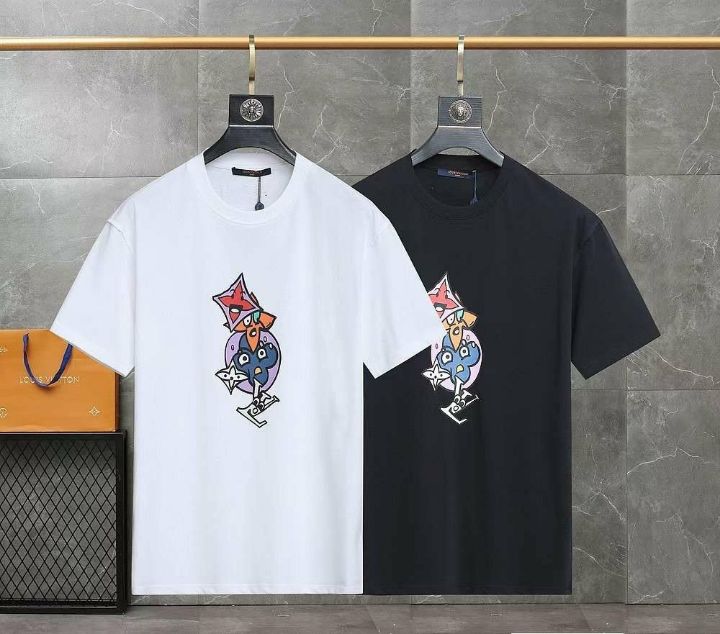 루이비통 모노 캐릭터 나염 반팔티