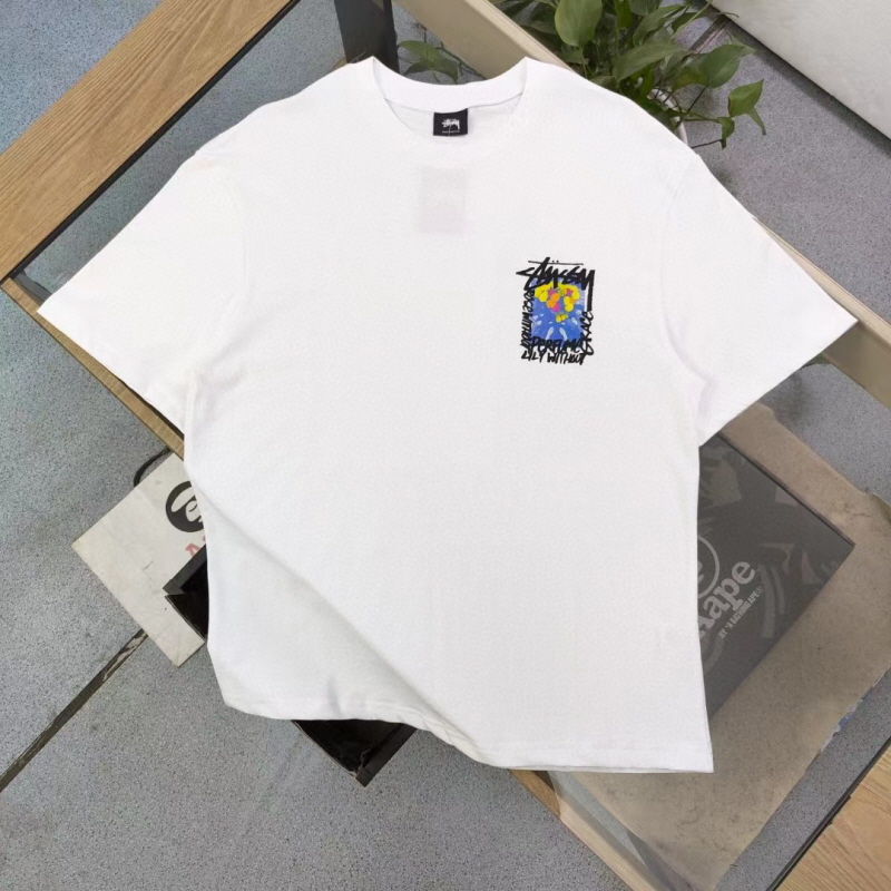 스투시 카멜리아 다이드 반팔티