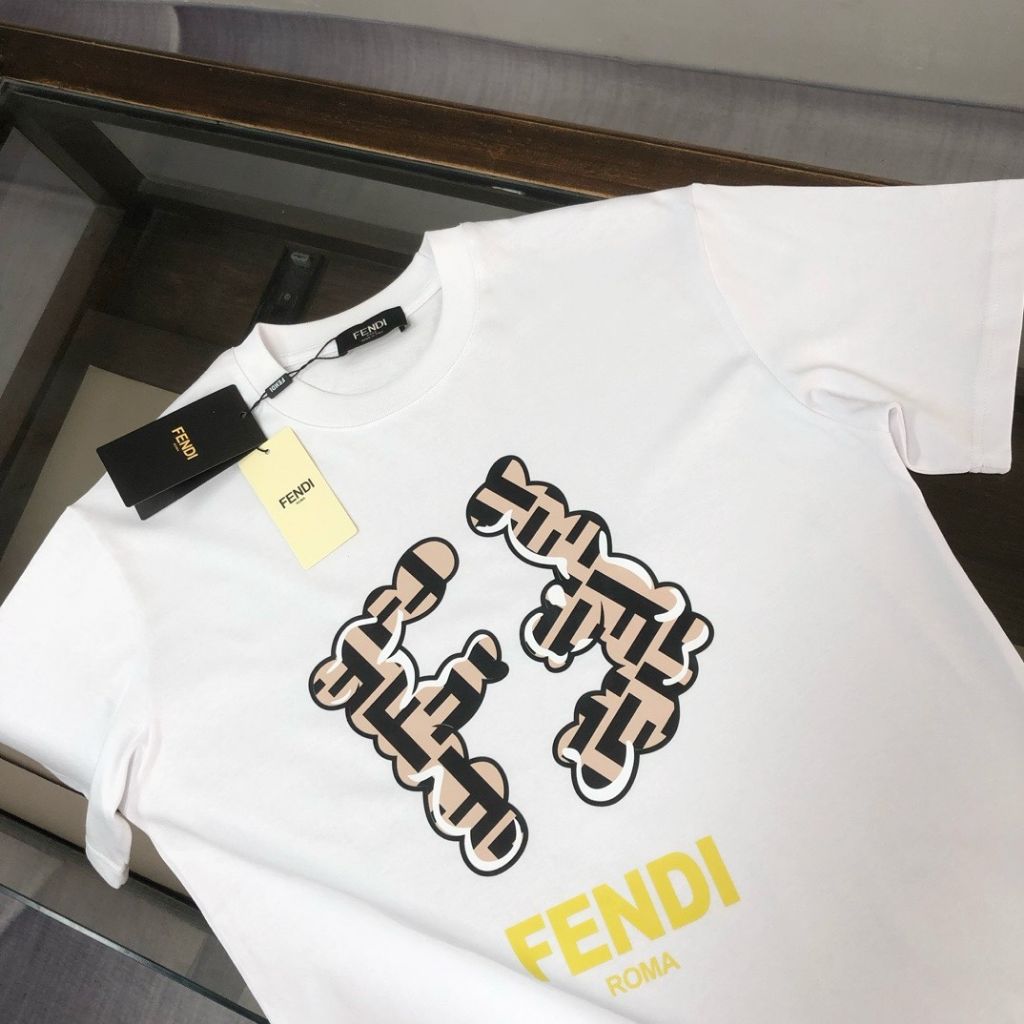 펜디 뭉게 로고 반팔티