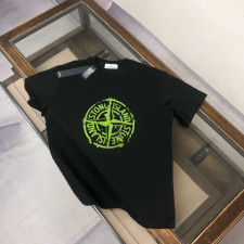 스톤아일랜드 형광 로고 반팔티