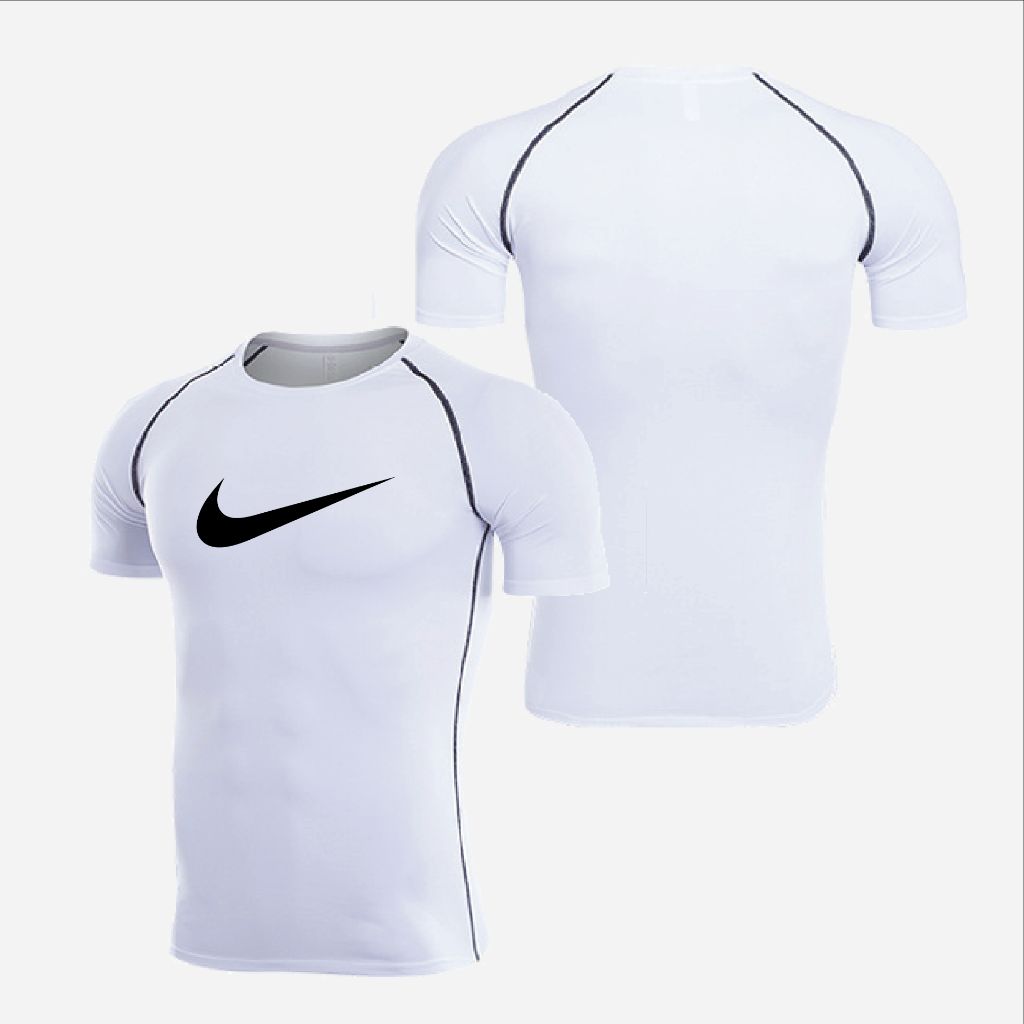 나이키 빅 스우시 반팔 타이즈