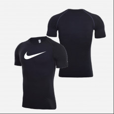 나이키 빅 스우시 반팔 타이즈