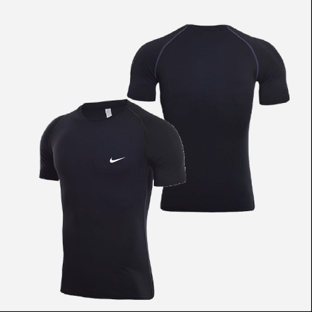 나이키 가슴 스우시 반팔 타이즈