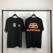 발렌시아가 오렌지 로고 크레인 반팔티