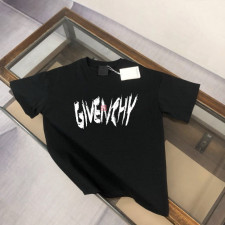 지방시 중앙 심볼 로고 반팔티