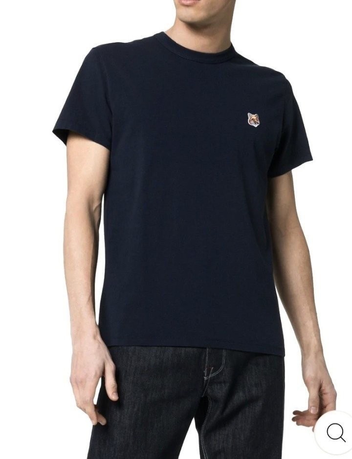 메종키츠네 브라운 폭스헤드 라운드 반팔티