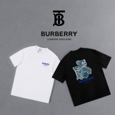 버버리 로콘 테디 로고 입체 나염 반팔티