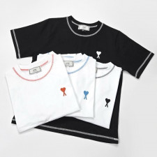 아미 여성 스트치 포인트 반팔티