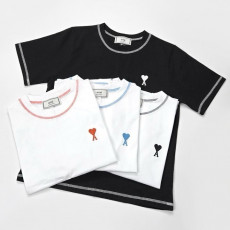 아미 여성 스트치 포인트 반팔티