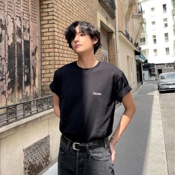 셀린느 스몰 로고 반팔티