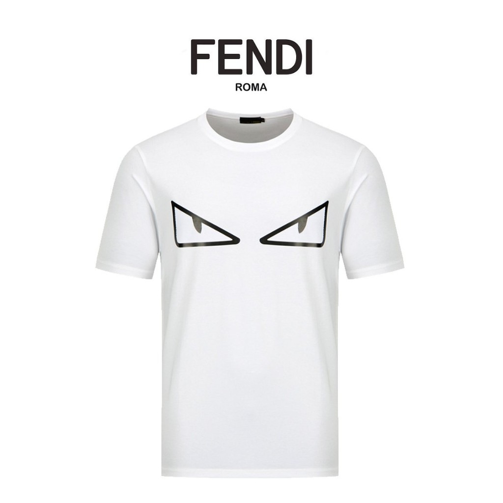 펜디 심플 아이즈 화이트 반팔티