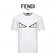 펜디 심플 아이즈 화이트 반팔티