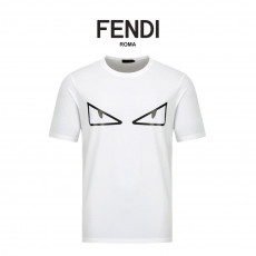 펜디 심플 아이즈 화이트 반팔티