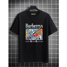 버버리 하트 기사 나염 반팔티