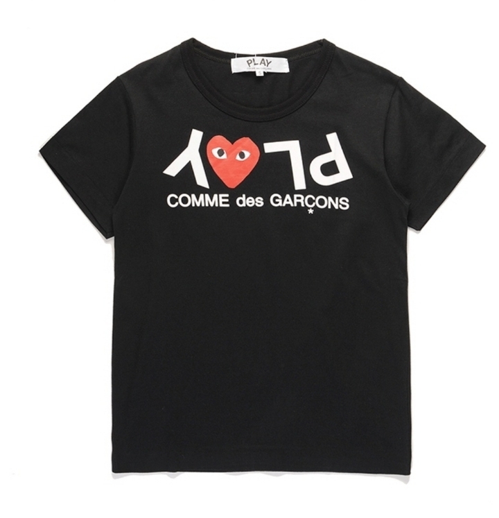 꼼데가르송 레드 트러플 반팔티