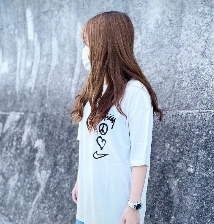 나이키 X 스투시 콜라보 러브 피스 반팔티