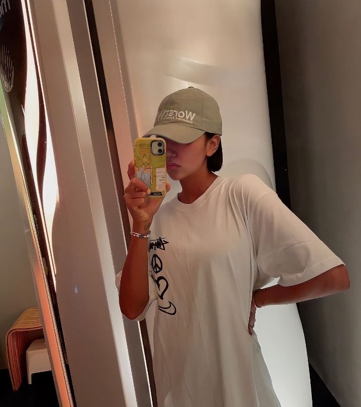 나이키 X 스투시 콜라보 러브 피스 반팔티