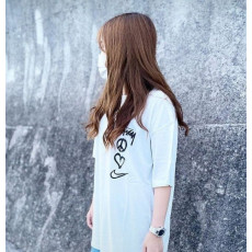 나이키 X 스투시 콜라보 러브 피스 반팔티