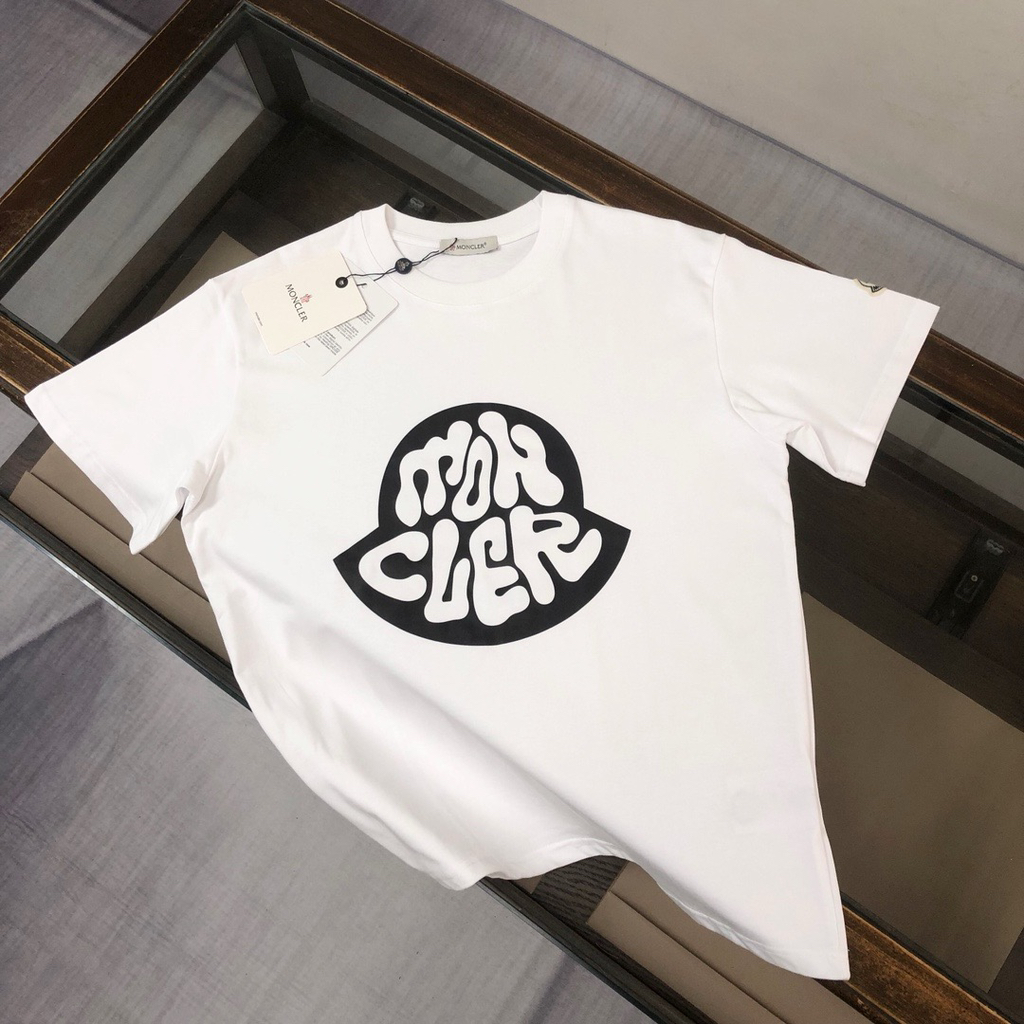 몽클레어 크럼플 레터 반팔티