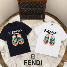 펜디 레인보우 슬리퍼 반팔티