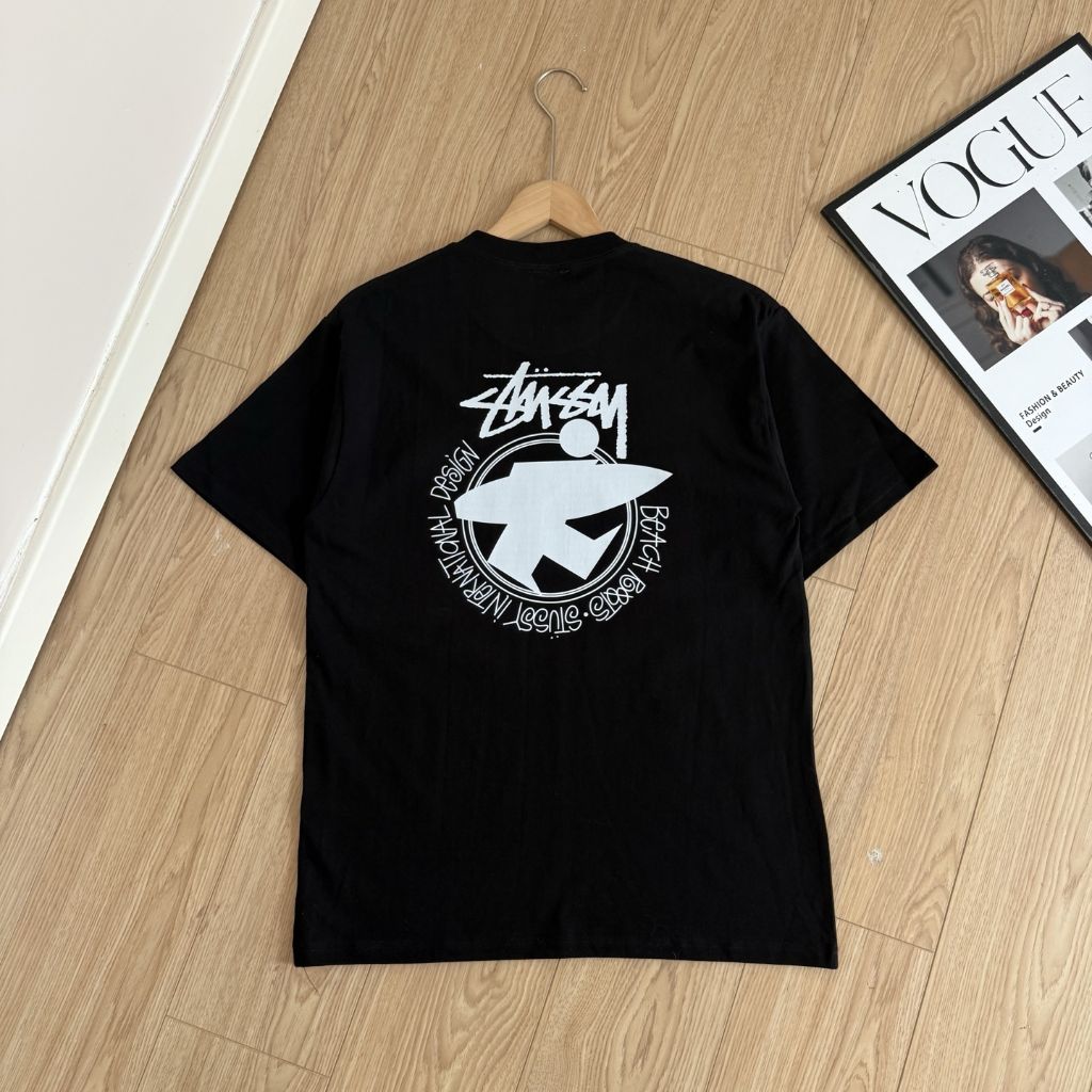 스투시 백프린트 캐주얼 아메리칸 레트로 반팔티