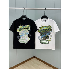 베르사체 후막 나염 반팔티