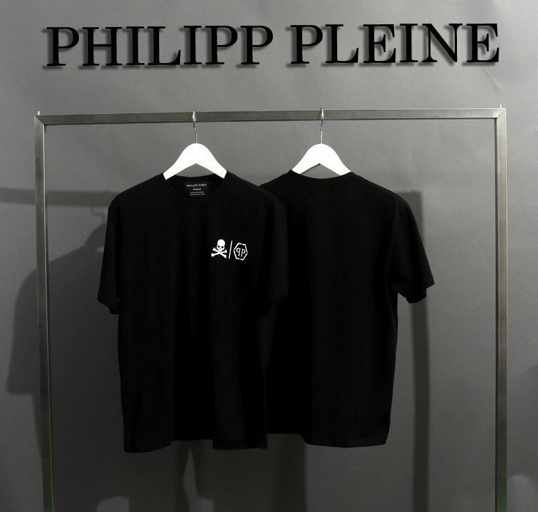 필립플레인 스컬 프린팅 반팔티